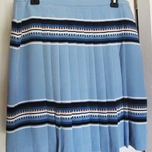 New Tommy Hilfiger A-Line Pleated  Skirt